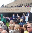 The Aga Khan Stand at the Curragh Race Course in Ireland opened by His Highness The Aga Khan 2019-05-26
